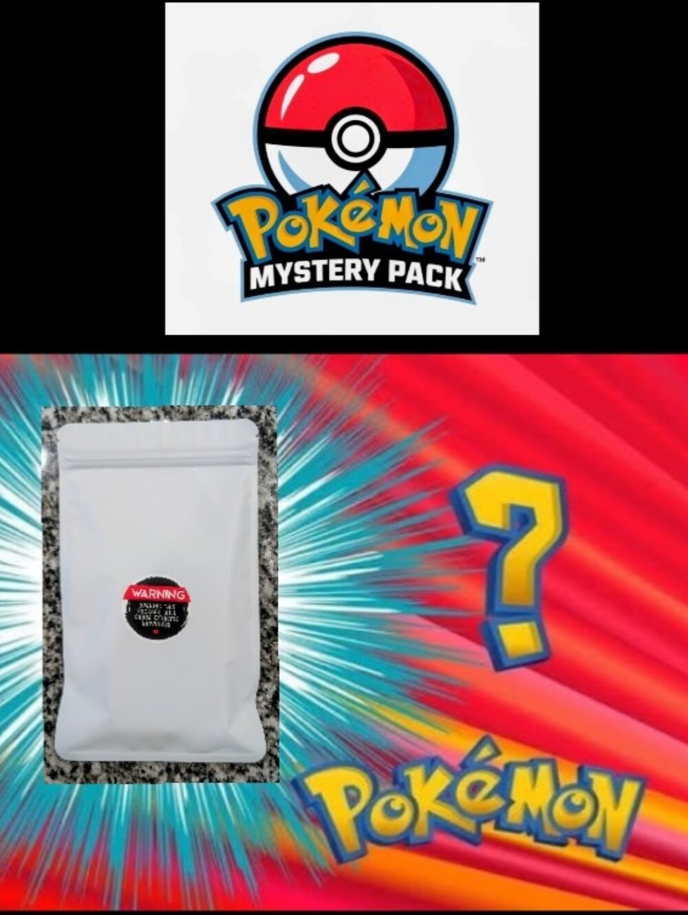 🔥New! Pokemon Mystery Packs with Sealed Booster Pack and Guaranteed Hit🔥
